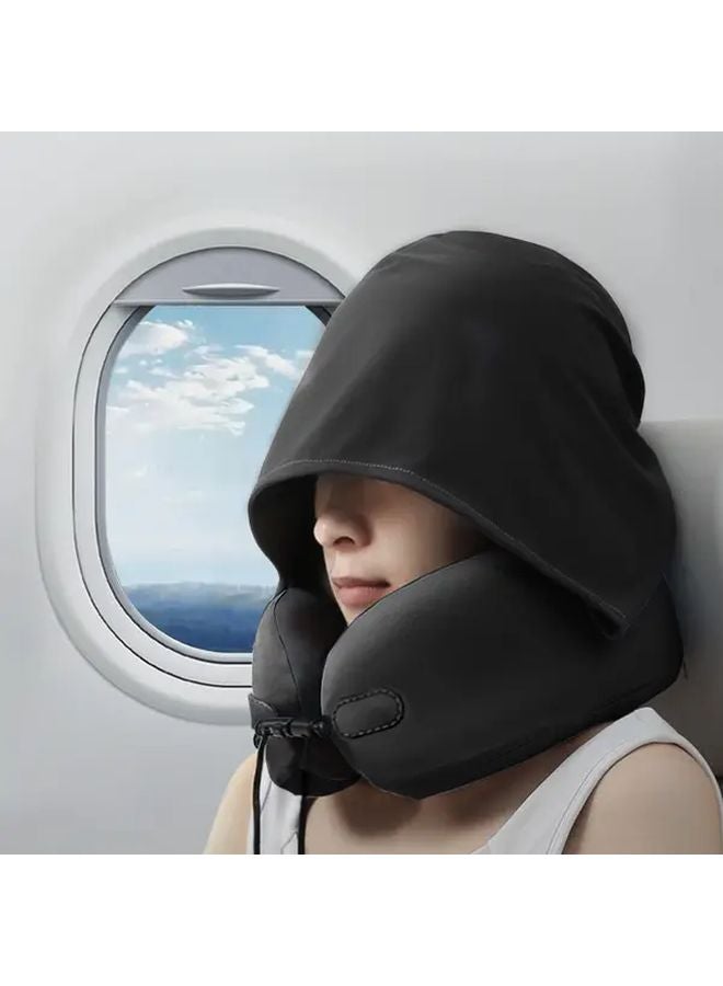Blue Third Generation Neck Protection U Pillow Travel Essential for Long Flights - Image 2